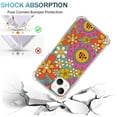 thumbnail image 3 of Hippie Colorful Groovy Case Compatible with iPhone 14,Unique Art Design TPU Bumper Cover Case, 3 of 5
