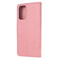 thumbnail image 2 of Allytech Galaxy Note 20 Ultra Cover, PU Leather Folding Stand Butterfly Embossed Credit Cards Slots Magnetic Closure Shockproof Anti-scratch TPU Back Cover for Samsung Galaxy Note 20 Ultra, Pink, 2 of 4