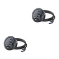 thumbnail image 1 of Speravity ABS Docking Station Desk Hole Hub USB para conectar y usar fácilmente Compatibilidad con múltiples dispositivos Multipuerto Negro Negro 2piezas, 1 of 6