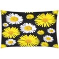 thumbnail image 4 of Juego de ropa de cama ABPHQTO 3 piezas Funda nórdica amarilla blanca floral con 2 fundas de almohada tamaño Twin, 4 of 4