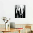 thumbnail image 2 of ARISTURING Modern Black and White Canvas Art Black and White Abstract Wall Art Black and White Oil Abstract Painting Black White Art Prints Black and White Modern Painting Black White Artwork 16x20in, 2 of 4