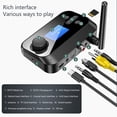 thumbnail image 2 of Seitruly Receptor transmisor 5,0 compatible con Bluetooth, sistema estéreo doméstico, adaptador de Audio AUX, reproductor multimedia de largo alcance, Cables de audio/vídeo, 2 of 6