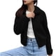 thumbnail image 4 of AUNVITO Women's Casual Fleece Jacket with Stand Collar and Zipper Design Stylish and Comfortable Outerwear, 4 of 9