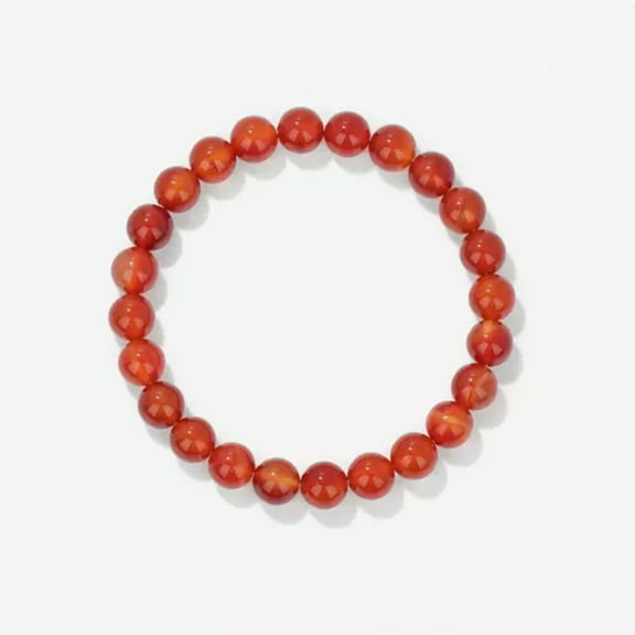 K-KED RED CARNELIAN Bracelet Stretch Handmade Gift Crystal Gemstone 6/8/10mm-6 mm