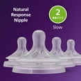 thumbnail image 3 of Philips Avent Natural Response Nipple, Slow Flow (Flow 2), 4-Pack, SCY962/04, 3 of 12