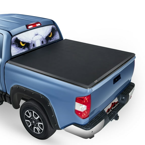 North Mountain Soft Roll Up 6.5ft Truck Tonneau Cover, Fits for 1988-2000 Chevrolet/GMC C1500/C2500/C3500/K1500/K2500/K3500 Pickup 6.5ft Fleetside/Styleside Truck Bed, not for Flareside/Stepside Bed.