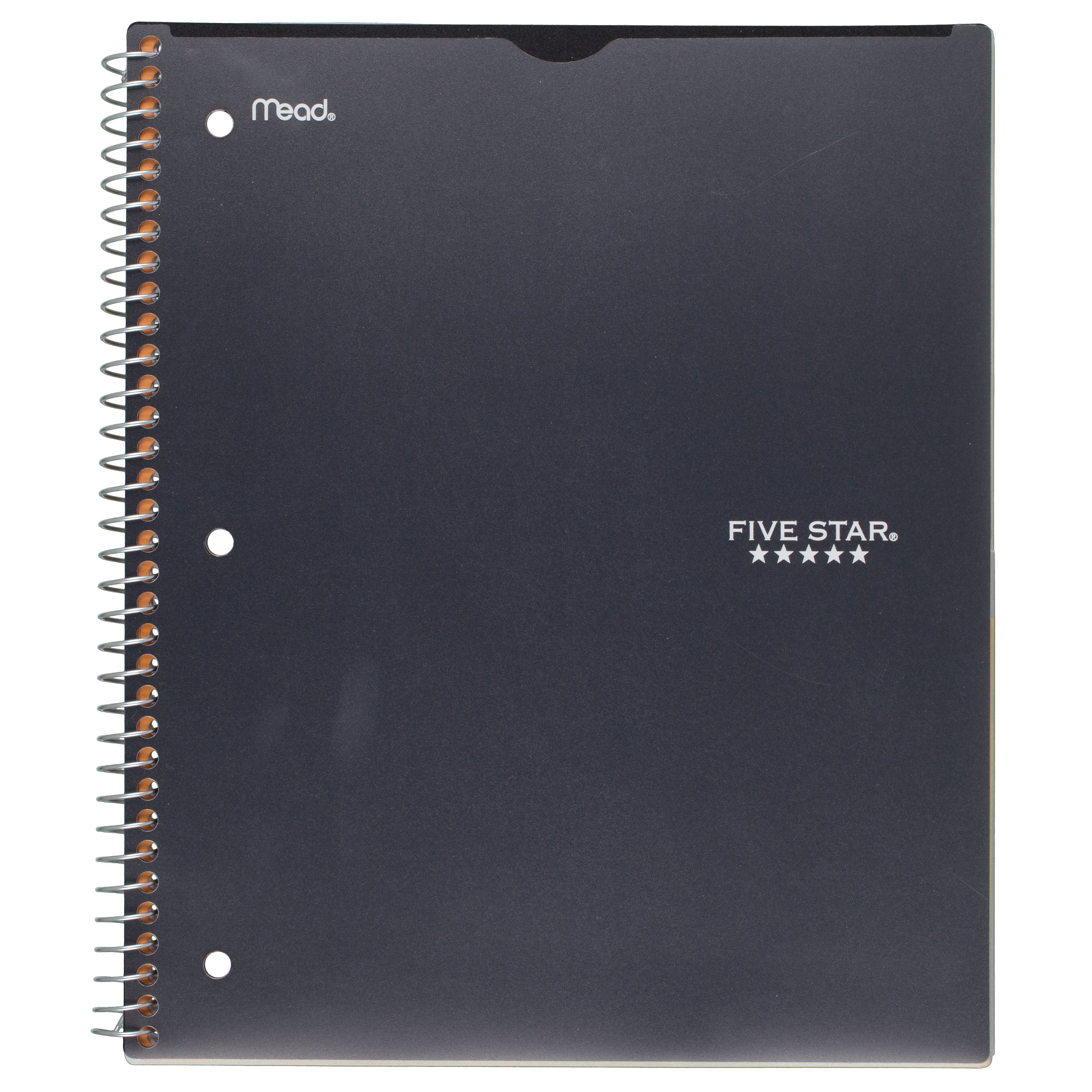 Five Star Customizable Notebook, 1 Subject, Wide Ruled, Assorted Colors ...