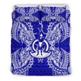 thumbnail image 4 of Juego de cama polinesio - Vanuatu Juego de funda nórdica Mapa Azul, 4 of 6