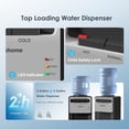 thumbnail image 3 of Behome Top Loading Water Cooler Dispenser, 3 Temperature Settings-Hot, Cold & Normal Water, Child Safety Lock, Holds 3 or 5 Gallon Bottles, for Homes, Kitchens, Offices, Dorms, 3 of 8