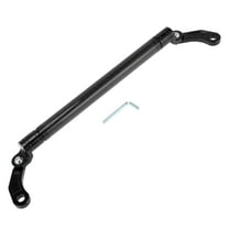 Unique Bargains Motorcycle Balance Cross Bar Adjustable Motorbike Handlebars 0.39" Hole Diameter Black