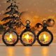 thumbnail image 4 of Christmas Decoration Supplies Led Small Round Light Portable Lantern Gift Window Decoration Pendant Bronze Christmas Tree BJT377, 4 of 5