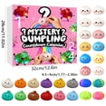 thumbnail image 5 of Dumpling Squish Surprise Box Advent Calendar - 24 Surprise Fidget Toys Set, Dumpling Squishies Strees Ball Countdown Calendar, Stress Relief Toys, Birthday Gifts Box, 5 of 6