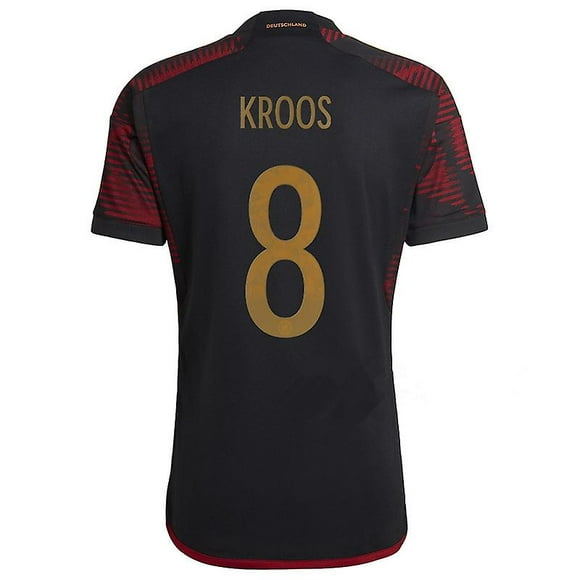 2022 Fifa Coupe du Monde Qatar Allemagne Maillot Extérieur No 8 Toni Kroos