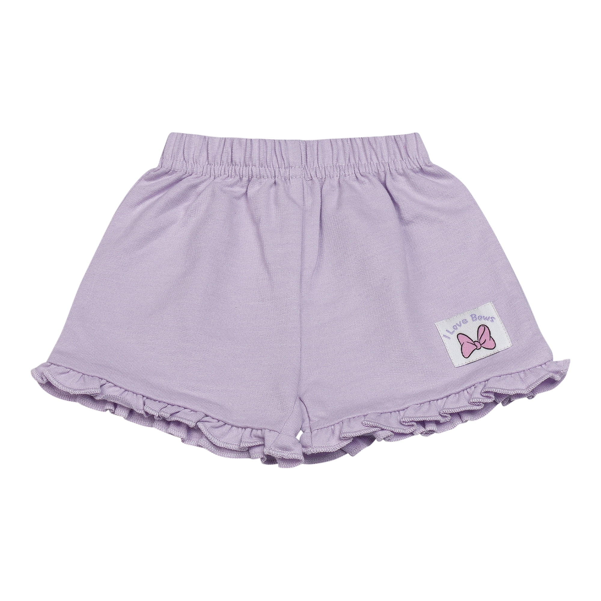 Disney Clothes Baby Girls Front Back 3-Piece Short Outfit Set – Includes Bodysuit, Tee & Shorts – Minnie Mouse White/Violet 0/3M