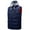 Dark Blue, variant on Busydd Mens Puffer Vest Casual Hooded Men's Outerwear Vests Color Patchwork Zipper Sleeveless Puffer Vest Trendy Lightweight Warm Winter Vest Jacket with Pockets