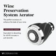 thumbnail image 4 of Coravin Timeless Aerator - Preserve Wine for Years - Wine Accessory for Timeless Wine Preservation System - Aerator Attachment for By-the-Glass Wine Saver - Get 60-90 Minute Decant in Seconds, 4 of 8
