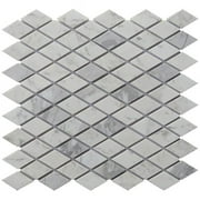 Intrend Tile  Carrara Stone Diamond Mosaic