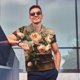 thumbnail image 4 of Fotbe Vintage Peonies Rustic Charm Camiseta Polo de Golf para Hombre con Estampado – Camisa Deportiva Transpirable con Cuello Abotonado-Large, 4 of 6