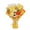 Yellow, variant on Knitted Calla Lily Bouquet Handmade Crochet Rose Arrangement, Eternal Yarn Art Floral Gift for Teachers Day Birthdays and Home Office Decoration Pink