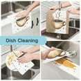 thumbnail image 2 of Simple Coffee Pattern 6 Pack Kitchen Cleaning Cloths 11'' x 11'', Super Absorbent, Soft Double Layer Plush for Dish and Surface Cleaning, 2 of 9