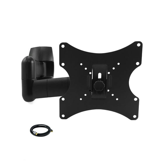 MegaMounts Versitile Full Motion Television Mount for 17"- 42" LCD, LED and Plasma Televisions HDMI Cable