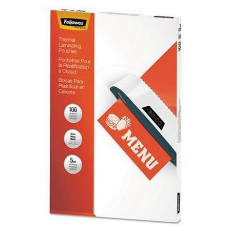 thickness pouches mfg laminating thermal fellowes mil clear