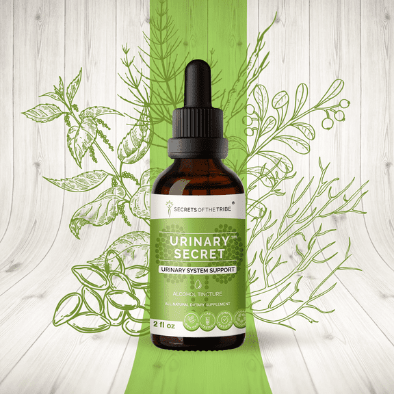 Urinary Secret Alcohol Extract, Tincture, Uva Ursi, Dandelion, Stinging Nettle, Horsetail, Usnea, Pumpkin. Urinary System Support 2 oz