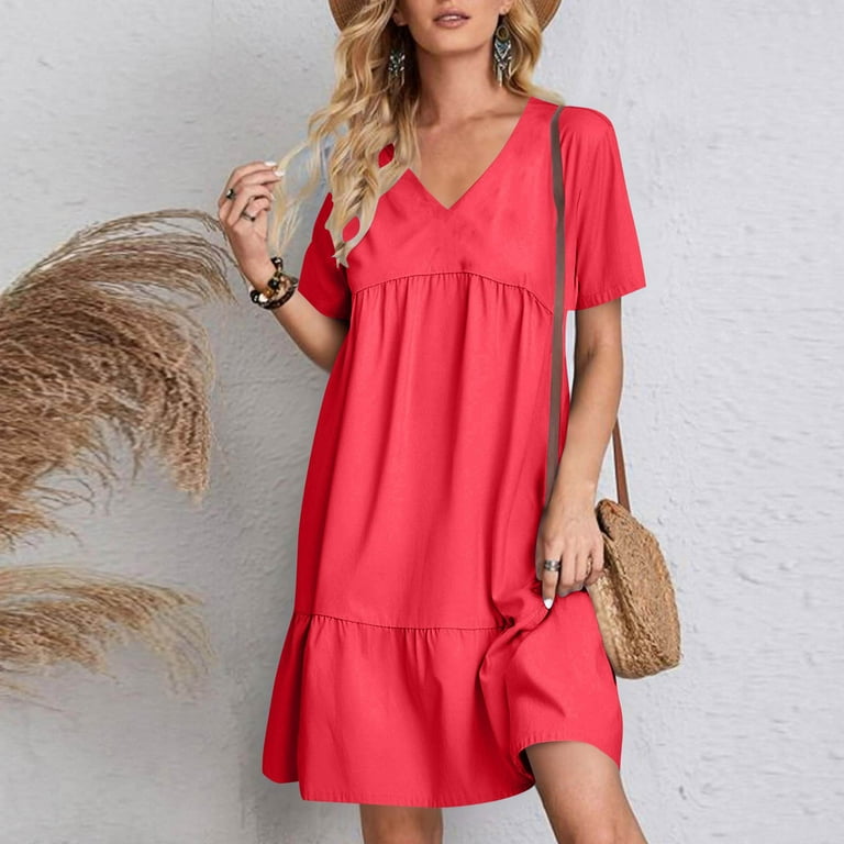 chinese dress ladies Adhdyuud Womens Sleeveless Midi Dress Spaghetti Strap Fit Flare Summer  Sundress Casual Lightweight Soft Fabric with Pockets Coffee at Amazon  Women's Clothing store main image 1