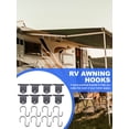 thumbnail image 2 of 8 Uds Ganchos para Toldo Camping Ganchos para Toldo en Forma S Accesorios para Y, 2 of 9