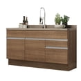 thumbnail image 2 of Mueble de Cocina Madesa Glamy 150 cm 2 Cajones 2 Puertas Marrón, 2 of 10