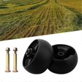 thumbnail image 1 of 2PCs DECK WHEELS 5inch Deck Wheels and Axle Bolts for /Toro Ride on Mowers Garden Machine, 1 of 4