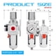 thumbnail image 3 of Lubricador regulador de filtro de aire comprimido NANPU 3/8 NPT, 3 of 7