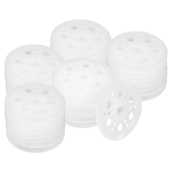 500pcs Plastic Washers 1.85 Inch/ 47mm Load Spreading Polypropylene Washers Foam Board Fasteners for Fixing and Fastening Foam Board