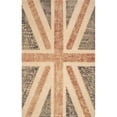 thumbnail image 1 of Nuloom 5' x 8' Machine Woven Uk Jute Rug in Blue, 1 of 3