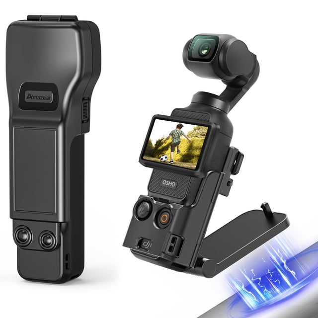 Accesorios AMAZEAR Soporte magnético y funda de lente tipo cardán para DJI Osmo Pocket 3