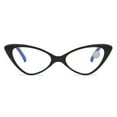 thumbnail image 5 of Classic Cat Eye Reading Glasses 3.50 for Women Blue Light Blocking Retro Readers, Ladies Plastic Spring Hinge Black Presbyopia Glasses +3.50 Strength, 5 of 7