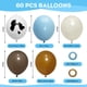 thumbnail image 2 of Set de globos de fiesta Msiveavz con estampado de vaca, azul y marrón, 60 unidades, 2 of 3