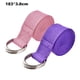 thumbnail image 2 of Cinturón de yoga con hebilla de metal ajustable para estiramiento, ideal para pilates, fitness y baile., 2 of 5