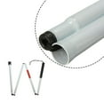 thumbnail image 4 of Advancent Bastón ciego de aleación de aluminio, portátil, ajustable, inodoro, aislante, repuesto para exteriores, película reflectante, Ropa Deportiva, Zapatos, 4 of 6