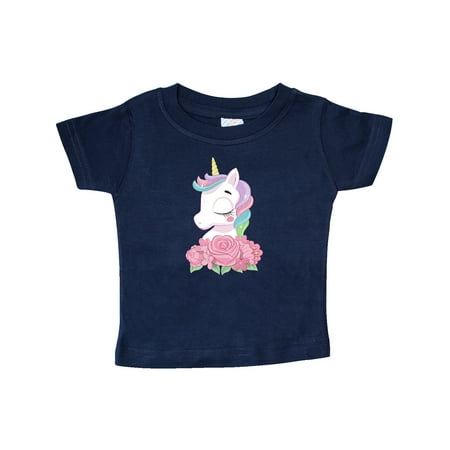 

Inktastic Unicorn Roses Gift Baby Boy or Baby Girl T-Shirt