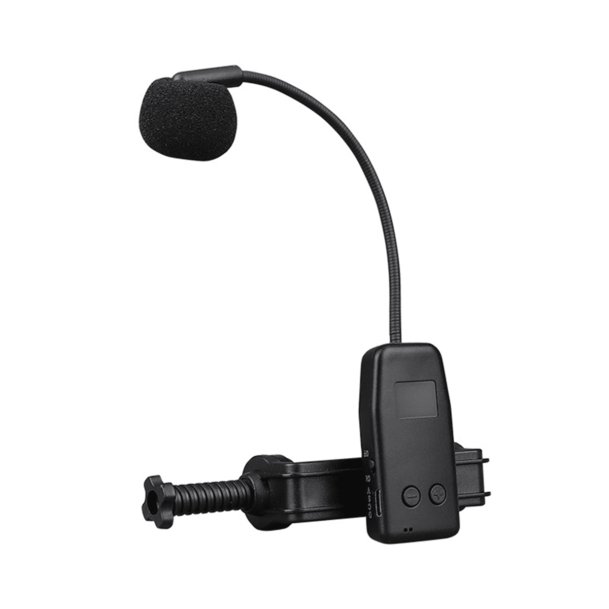 2X Violin Wireless Microphone Musical Instrument Microphone Stage Performance Audio Receiver and Transmitter Long Clip,Black