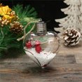 thumbnail image 5 of Christmas New Christmas Decoration LED Luminous Heart Christmas Tree Pendant Creatives Transparent Christmas Ball, 5 of 6