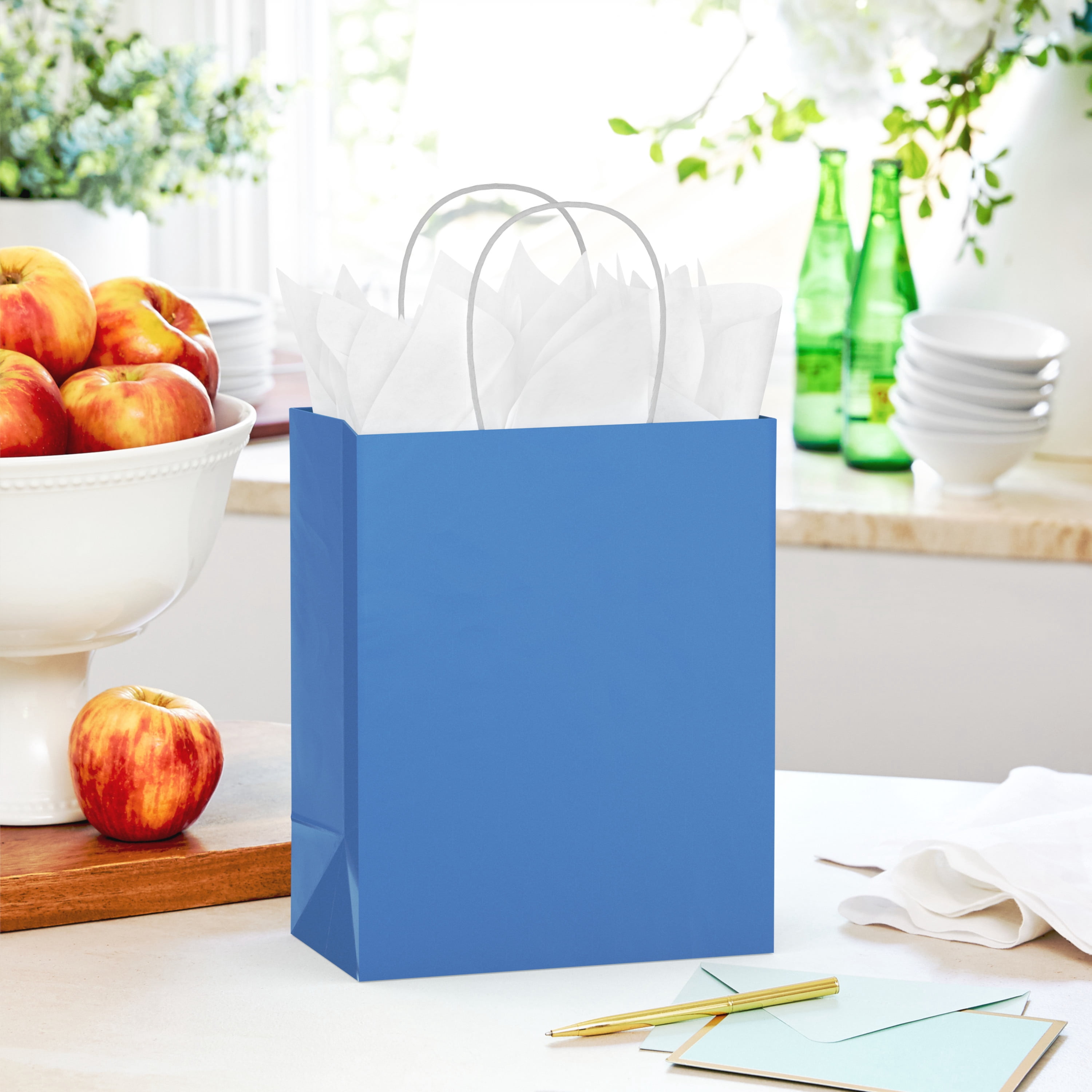 Hallmark Medium Gift Bag (Solid Royal Blue)