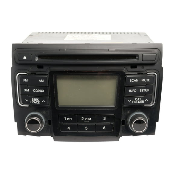 Restored 2011 Hyundai Sonata AM FM SiriusXM Radio CD MP3 Player 861803Q000 Option 9611P6 (Refurbished)