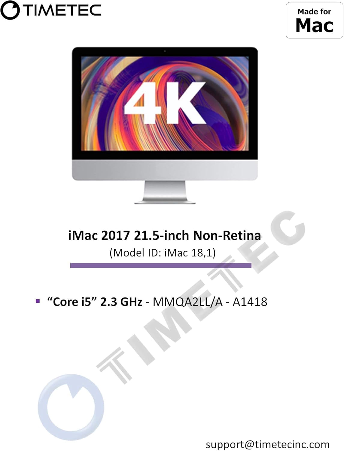 Timetec 32GB KIT(2x16GB) Compatible for Apple 2017 iMac 27-inch w/Retina 5K Display, 2017 iMac 21.5-inch w/Retina 4K or Non-Retina DDR4 2400MHz PC4-19200 CL17 Sodimm RAM Upgrade (32GB KIT(2x16GB))