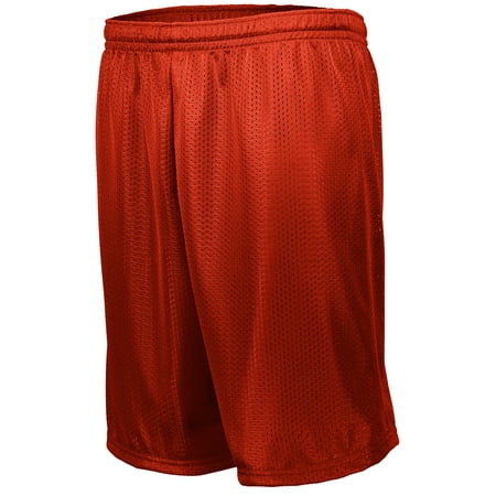 Longer Length Tricot Mesh Shorts S Orange | Walmart Canada