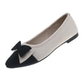 thumbnail image 2 of Gealkoca Women Fashion Bowknot Flats Comfortable Pointed Toe Dress Shoes Ballet Flats Shoes for Women Casual Dressy Shoes for Work Office Walking, 2 of 5