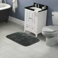 thumbnail image 2 of Garland Rug Traditional Washable Nylon Dark Gray Bath Rug, 24" x 40", 2 of 8