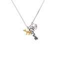 thumbnail image 2 of Delight Jewelry Goldtone 3-D Bear - Love and Lock Charm Necklace, 18"+1", 2 of 4