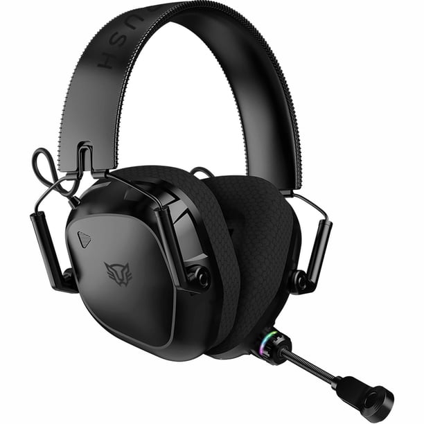 Audifonos Diadema Gamer BALAM RUSH PILOT PRO HS808 Inalambricos Microfono Conexion Dual Bluetooth 5.0 / USB Negro BR-938587